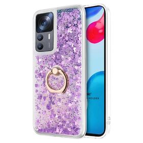 Microsonic Xiaomi Mi 12T Pro Glitter Liquid Holder Mor Kılıf