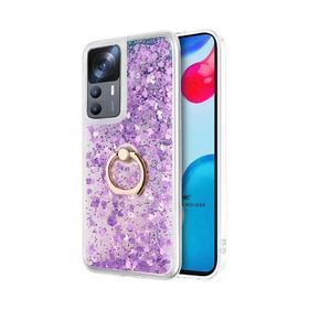 Microsonic Xiaomi Mi 12T Pro Glitter Liquid Holder Mor Kılıf