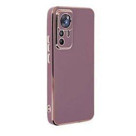 Microsonic Xiaomi Mi 12T Pro Olive Plated Lila Kılıf