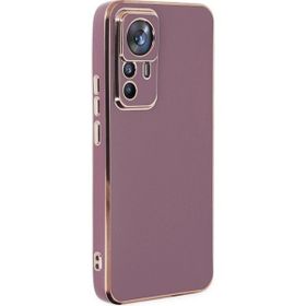 Microsonic Xiaomi Mi 12T Pro Olive Plated Lila Kılıf