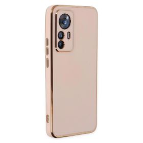 Microsonic Xiaomi Mi 12T Pro Olive Plated Pembe Kılıf