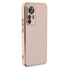 Microsonic Xiaomi Mi 12T Pro Olive Plated Pembe Kılıf