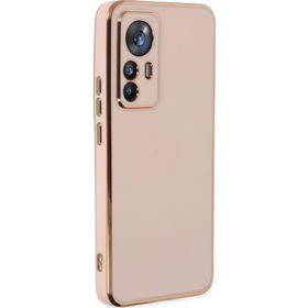 Microsonic Xiaomi Mi 12T Pro Olive Plated Pembe Kılıf