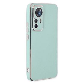 Microsonic Xiaomi Mi 12T Pro Olive Plated Yeşil Kılıf