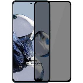 Microsonic Xiaomi Mi 12T Pro Privacy 5D Gizlilik Filtreli Siyah Cam Ekran Koruyucu