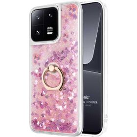 Microsonic Xiaomi Mi 13 Glitter Liquid Holder Pembe Kılıf