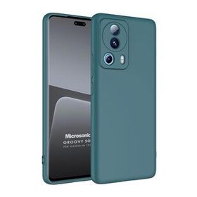Microsonic Xiaomi Mi 13 Lite Groovy Soft Koyu Yeşil Cep Telefonu Kılıfı