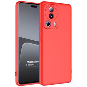 Microsonic Xiaomi Mi 13 Lite Groovy Soft Koyu Yeşil Cep Telefonu Kılıfı