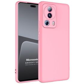 Microsonic Xiaomi Mi 13 Lite Groovy Soft Koyu Yeşil Cep Telefonu Kılıfı