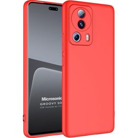 Microsonic Xiaomi Mi 13 Lite Groovy Soft Koyu Yeşil Cep Telefonu Kılıfı