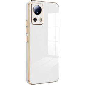 Microsonic Xiaomi Mi 13 Lite Olive Plated Beyaz Kılıf