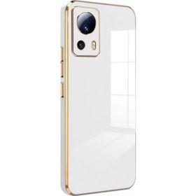 Microsonic Xiaomi Mi 13 Lite Olive Plated Beyaz Kılıf