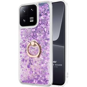 Microsonic Xiaomi Mi 13 Pro Glitter Liquid Holder Mor Kılıf