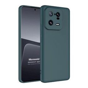 Microsonic Xiaomi Mi 13 Pro Groovy Soft Koyu Yeşil Kılıf