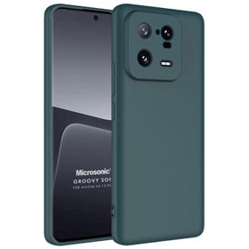 Microsonic Xiaomi Mi 13 Pro Groovy Soft Koyu Yeşil Kılıf
