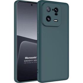 Microsonic Xiaomi Mi 13 Pro Groovy Soft Koyu Yeşil Kılıf