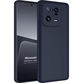 Microsonic Xiaomi Mi 13 Pro Groovy Soft Lacivert Kılıf