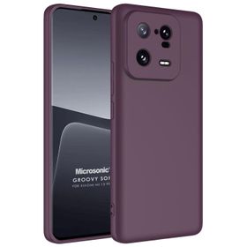 Microsonic Xiaomi Mi 13 Pro Groovy Soft Mor Kılıf
