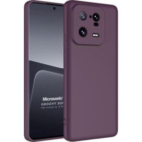 Microsonic Xiaomi Mi 13 Pro Groovy Soft Mor Kılıf