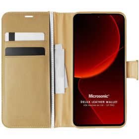 Microsonic Xiaomi Mi 13T Delux Leather Wallet Cep Telefonu Kılıfı