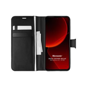 Microsonic Xiaomi Mi 13T Pro Delux Leather Wallet Cep Telefonu Kılıfı