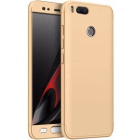 Microsonic Xiaomi Mi 5x Double Dip 360 Protective Gold Kılıf