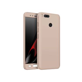 Microsonic Xiaomi Mi 5X Komple Full Gövde Koruma Gold Kılıf