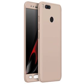 Microsonic Xiaomi Mi 5X Komple Full Gövde Koruma Gold Kılıf
