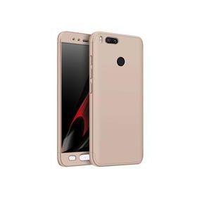 Microsonic Xiaomi Mi 5X Komple Full Gövde Koruma Gold Kılıf