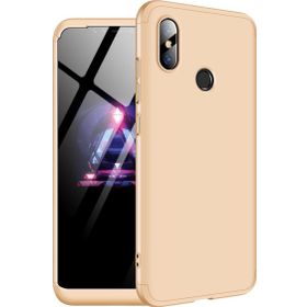 Microsonic Xiaomi Mi 8 Double Dip 360 Protective Gold Kılıf