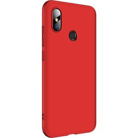 Microsonic Xiaomi Mi 8 Double Dip 360 Protective Kırmızı Kılıf