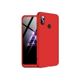Microsonic Xiaomi Mi 8 Double Dip 360 Protective Kırmızı Kılıf