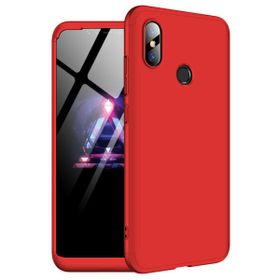 Microsonic Xiaomi Mi 8 Double Dip 360 Protective Kırmızı Kılıf