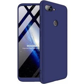Microsonic Xiaomi Mi 8 Double Dip 360 Protective Lacivert Kılıf