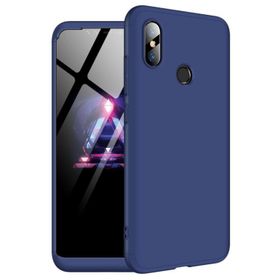 Microsonic Xiaomi Mi 8 Double Dip 360 Protective Lacivert Kılıf