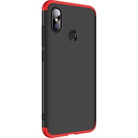 Microsonic Xiaomi Mi 8 Double Dip 360 Protective Siyah Kılıf