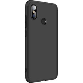 Microsonic Xiaomi Mi 8 Double Dip 360 Protective Siyah Kılıf
