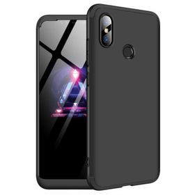 Microsonic Xiaomi Mi 8 Double Dip 360 Protective Siyah Kılıf