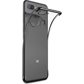 Microsonic Xiaomi Mi 8 Lite Skyfall Transparent Clear Siyah Kılıf