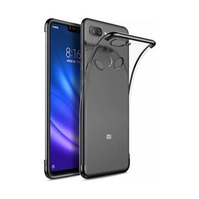 Microsonic Xiaomi Mi 8 Lite Skyfall Transparent Clear Siyah Kılıf