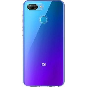 Microsonic Xiaomi Mi 8 Lite Transparent Soft Beyaz Kılıf
