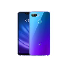 Microsonic Xiaomi Mi 8 Lite Transparent Soft Beyaz Kılıf