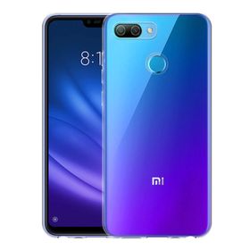Microsonic Xiaomi Mi 8 Lite Transparent Soft Beyaz Kılıf