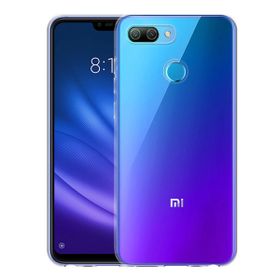 Microsonic Xiaomi Mi 8 Lite Transparent Soft Beyaz Kılıf