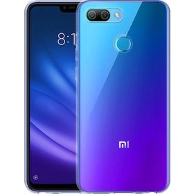 Microsonic Xiaomi Mi 8 Lite Transparent Soft Beyaz Kılıf