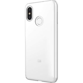Microsonic Xiaomi Mi 8 Transparent Soft Beyaz Kılıf