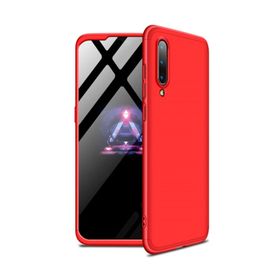 Microsonic Xiaomi Mi 9 Double Dip 360 Protective Kırmızı Kılıf