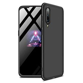 Microsonic Xiaomi Mi 9 Double Dip 360 Protective Siyah Kılıf