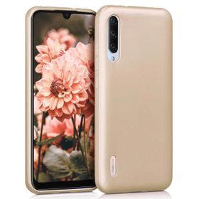 Microsonic Xiaomi Mi 9 Lite Matte Silicone Gold Cep Telefonu Kılıfı