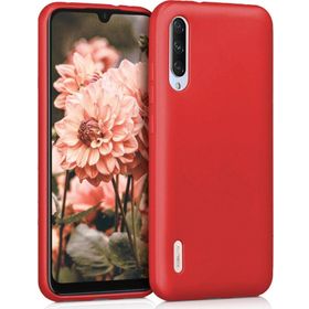 Microsonic Xiaomi Mi 9 Lite Matte Silicone Kırmızı Cep Telefonu Kılıfı
